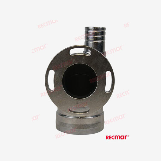 Recmar MAR119173-13501INOX INOX Stainless Exhaust Elbow – Yanmar 119173-13501 Replacement