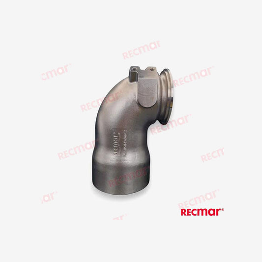RECMAR MAR119574-13530INOX Stainless Steel Exhaust Elbow for Yanmar 6LY Engines