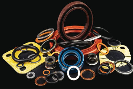 Durable gaskets and seals for preventing leaks and protecting engine components.