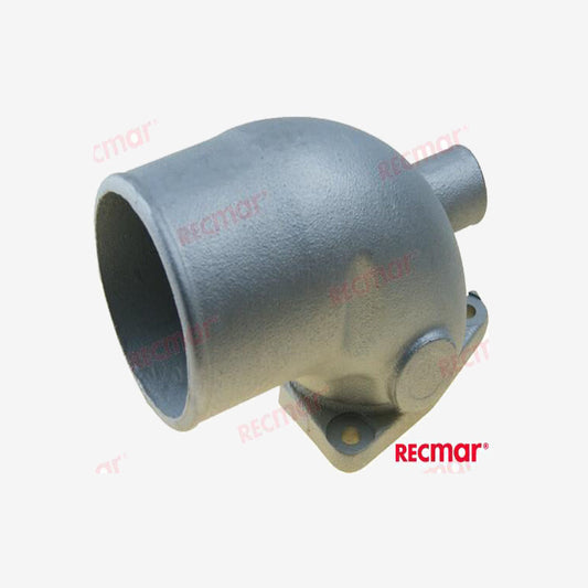 Recmar MAR119171-13490INOX Stainless INOX Exhaust Elbow – Replaces Yanmar 119171-13490