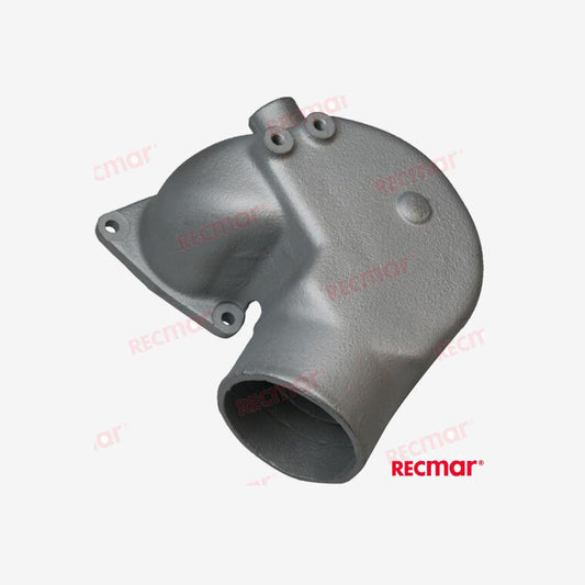 Recmar MAR119171-13530INOX Stainless INOX Exhaust Elbow – Replaces Yanmar 119171-13530