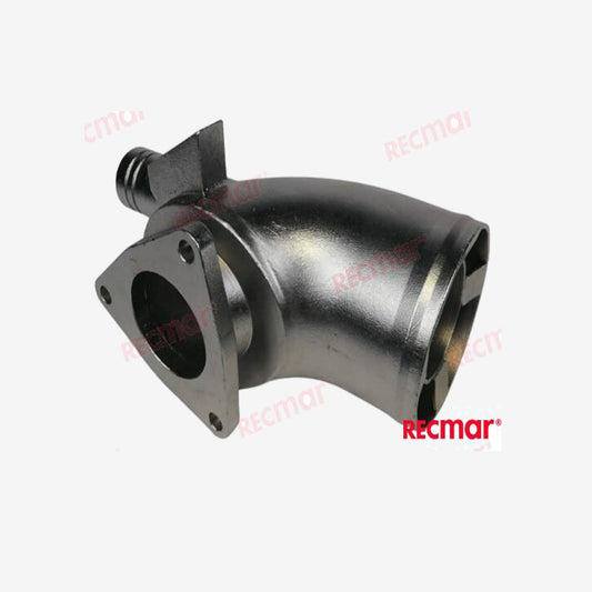 Recmar MAR119181-13500INOX Stainless INOX Exhaust Elbow – Yanmar 119181-13500 Replacement