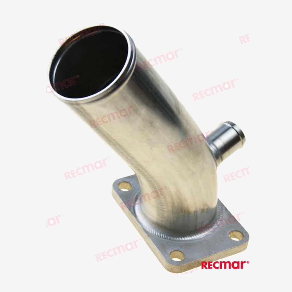 Recmar MAR128890-13530INOX Stainless Steel Exhaust Elbow for Yanmar 2YM15, 2GM20F, 3YM30 Engines