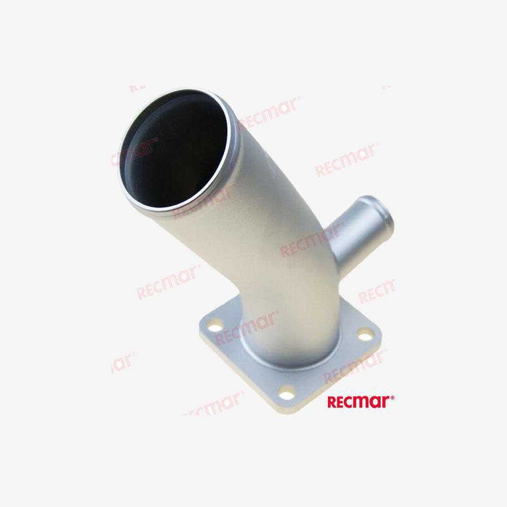 Recmar MAR129470-13550INOX Stainless Steel Exhaust Elbow for Yanmar 3JH2BE / 4JH2CE Marine Engines