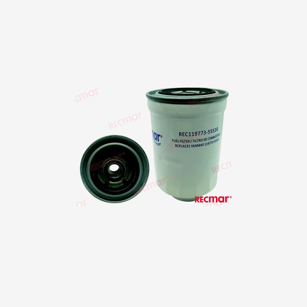 RECMAR Fuel Filter 119773-55510 for Yanmar 6LP and 6LPA Engines