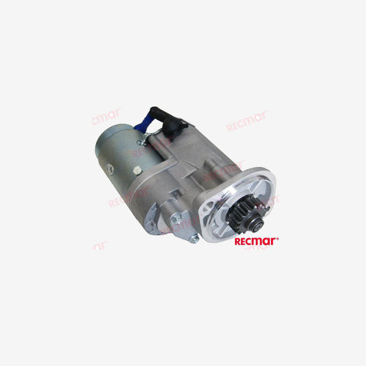 Shop Yanmar Starter REC124250-77012 - 12V 1.4kW with 15-tooth Bendix gear. OEM fit for 3HM, 3JH, and 4JH marine diesel engines. Order now at MyPartsGuru!