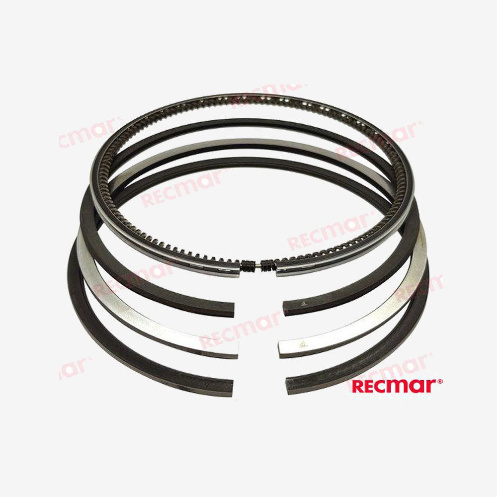 RECMAR Piston Ring Set REC127610-22501 for Yanmar 4CH-DT & 4JH2 Engines