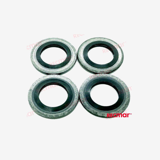 RECMAR Washer REC22190‑140002 for Yanmar 3JH & 4JH Engines – 4-Pack – MyPartsGuru
