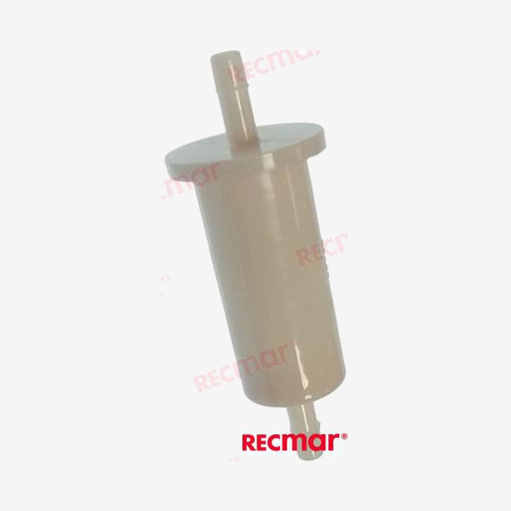 REC40145 Recmar Marine Fuel Filter – 1/4” Tube, OEM Yamaha, Mercruiser, Volvo