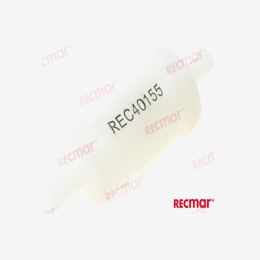 REC40155 Recmar Marine Fuel Filter – 5/16” Hose, OEM Yamaha, Mercruiser, Volvo