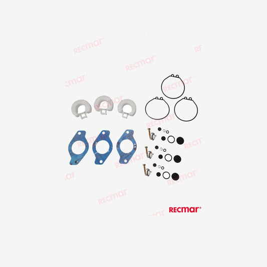 REC6H3-W0093-02 Recmar Carburetors Kit for Yamaha and Tohatsu Outboard Engines