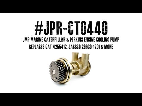 JPR-CT0440 JMP Marine Caterpillar Replacement Engine Cooling Pump – Fits C4.4, Replaces CAT 4255412