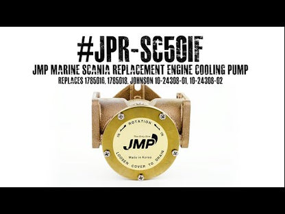 JPR-SC50IF JMP Marine Scania Engine Cooling Seawater Pump Tapered Shaft Replacement