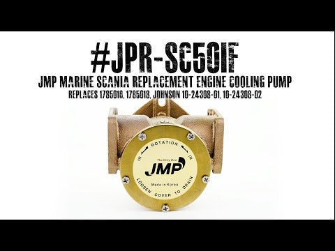 JPR-SC50IF JMP Marine Scania Engine Cooling Seawater Pump Tapered Shaft Replacement