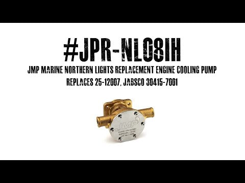 JPR-NL08IH JMP Marine Northern Lights 25-12007 & Jabsco 30415-7001 Replacement Engine Cooling Pump