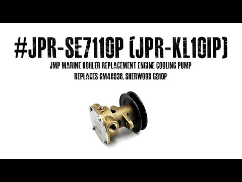 JPR-SE7110P JMP Marine Engine Cooling Pump with Pulley – Replaces Sherwood G910P